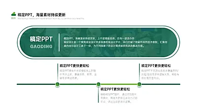 列表时间轴3项PPT图文页