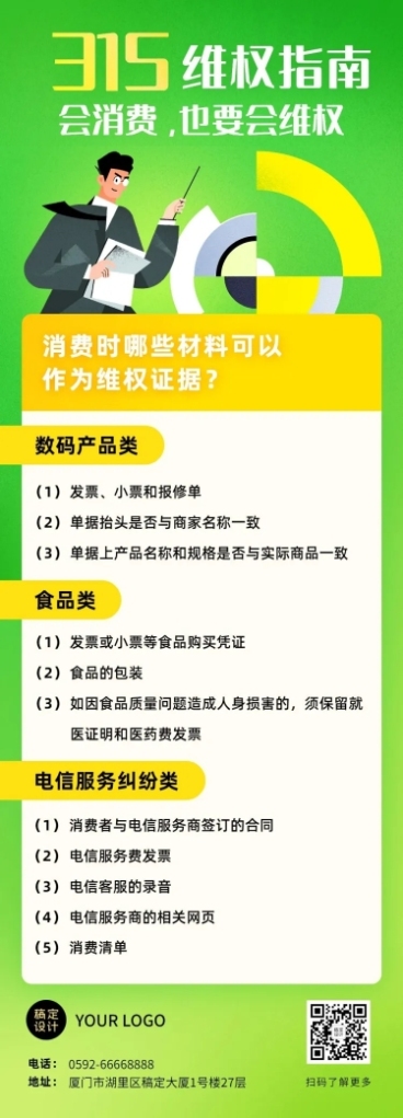315消费者权益日维权指南文章长图预览效果