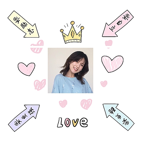 妇女节创意晒照九宫格模板