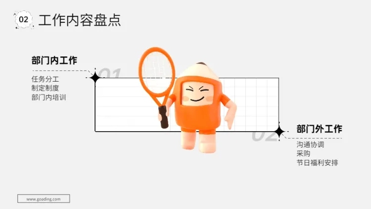 并列关系2项PPT图文页预览效果