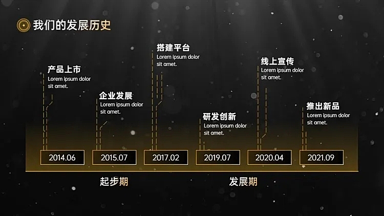 并列关系递进关系6项PPT图文页