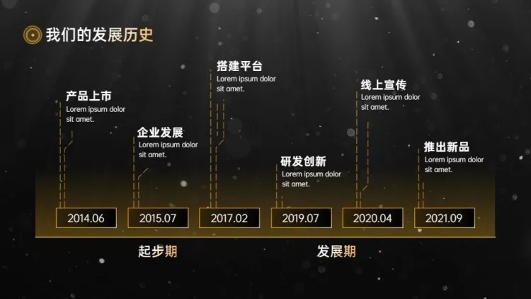 并列关系递进关系6项PPT图文页预览效果