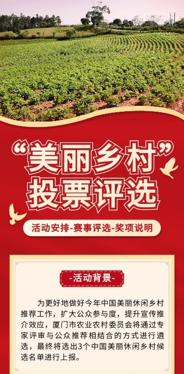 美丽乡村党政项目评比活动宣传H5