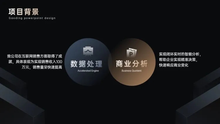 并列关系2项PPT图文页预览效果