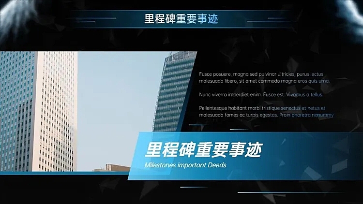 并列关系1项PPT图文页