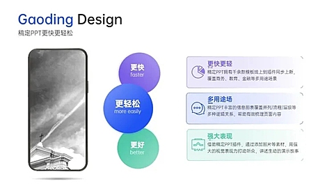 并列关系3项PPT图文页