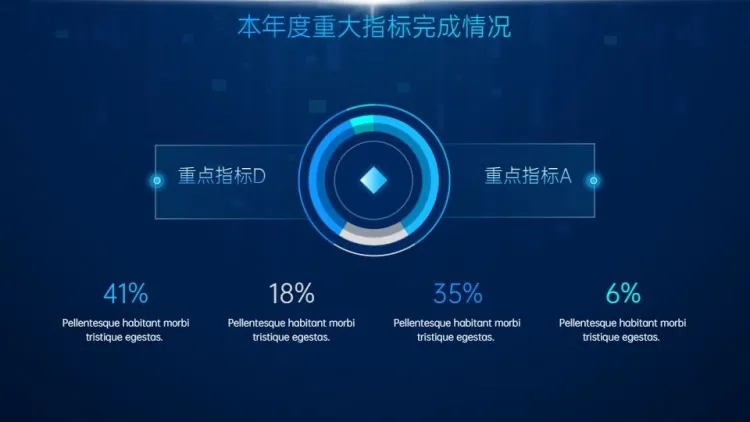 点击进入编辑 并列关系4项PPT图文页预览效果