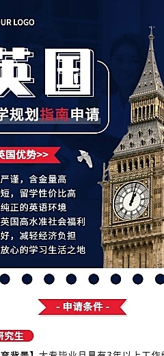留学机构介绍留学规划指南长图海报