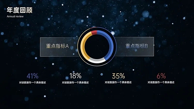 并列关系4项PPT图文页