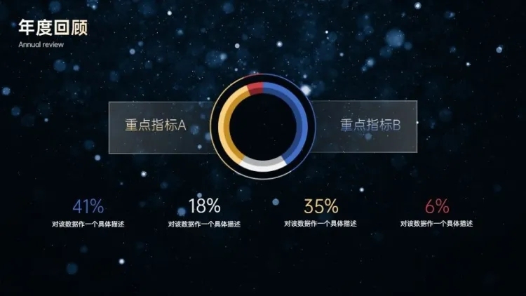 并列关系4项PPT图文页预览效果