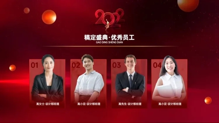 并列关系4项PPT图文页预览效果