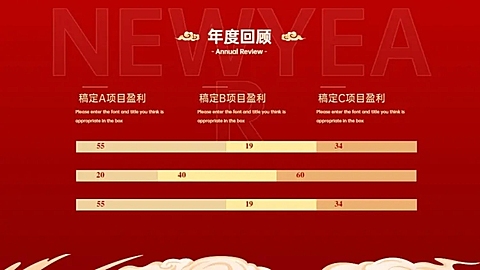并列关系3项PPT图文页
