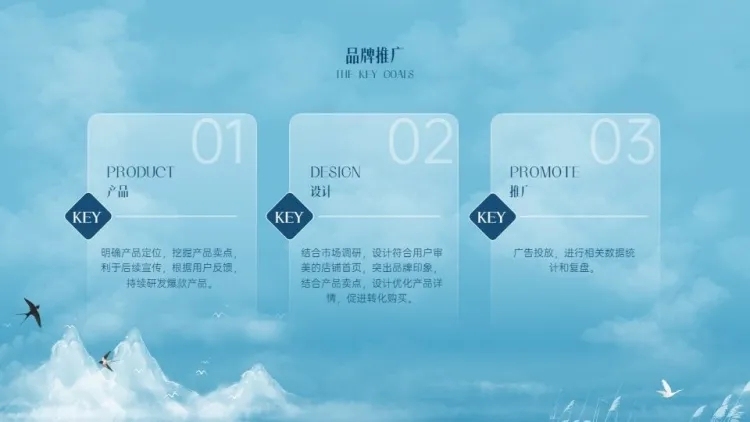 并列关系2项PPT图文页预览效果