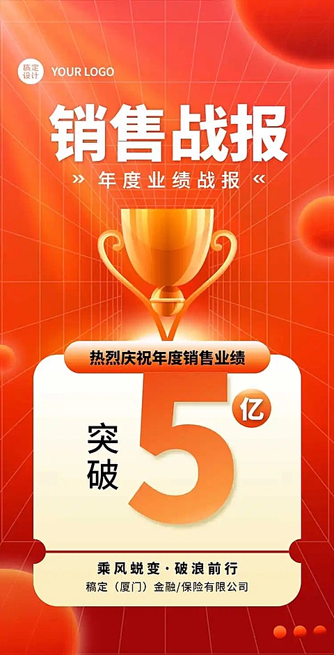 H5翻页炫酷商务风科技风销售业绩战报喜报个人成绩宣传团队推广企业宣传表彰奖励