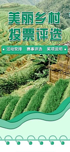 美丽乡村党政项目评比H5