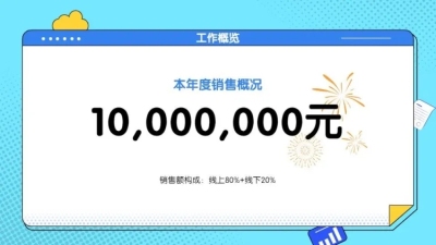 并列关系1项PPT图文页