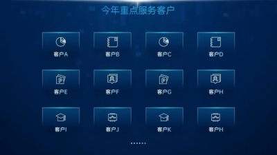 并列关系多项PPT图文页