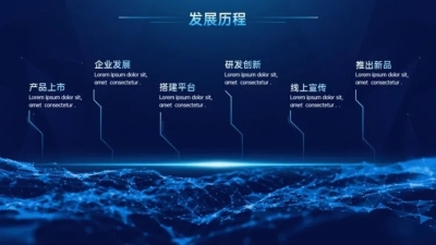 并列关系6项PPT图文页