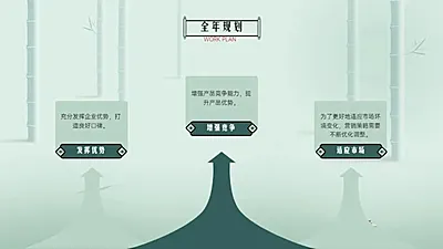 并列关系3项PPT图文页