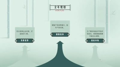 并列关系3项PPT图文页