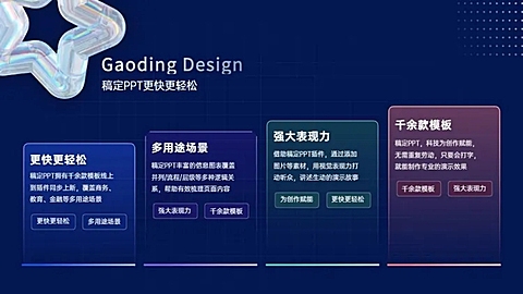 并列关系4项PPT图文页