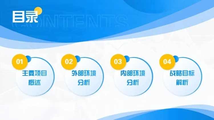 点击进入编辑 并列关系4项PPT图文页预览效果
