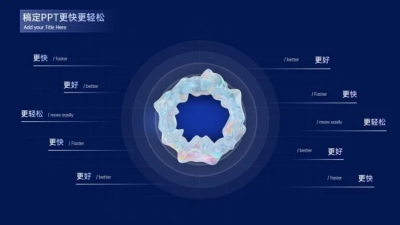 并列关系多项PPT图文页