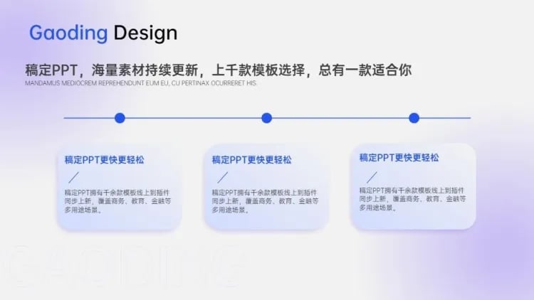 并列关系3项PPT图文页