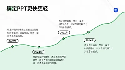 并列关系4项PPT图文页