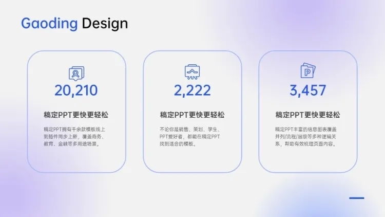 并列关系3项PPT图文页预览效果