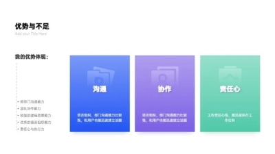 并列关系3项PPT图文页
