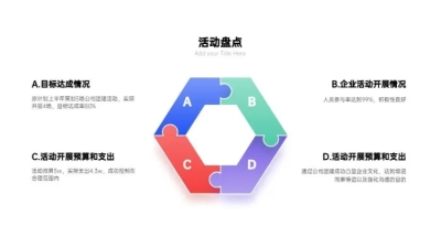并列关系4项PPT图文页