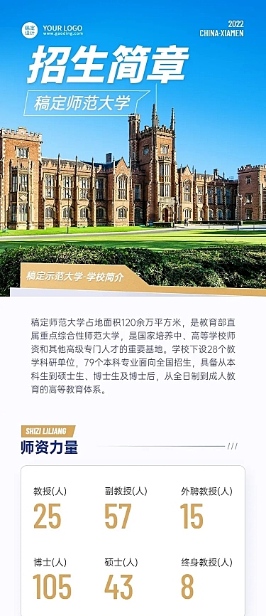 师范大学招生简章文章长图