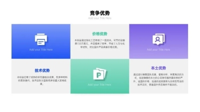 并列关系3项PPT图文页
