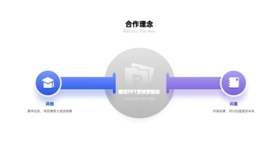 对比关系2项PPT图文页