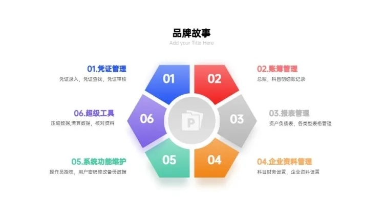 并列关系6项PPT图文页预览效果