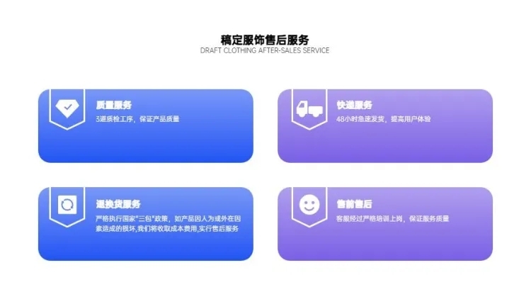 并列关系4项PPT图文页预览效果