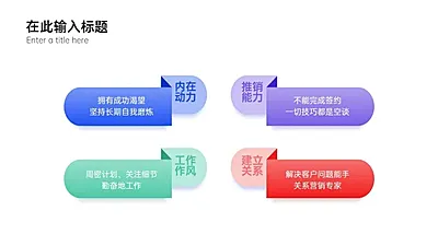 SWOT分析列表4项PPT内容页