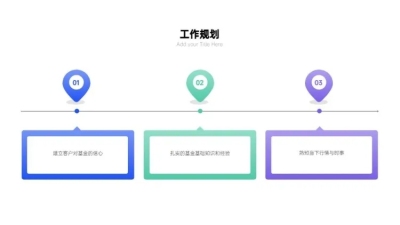 并列关系3项PPT图文页