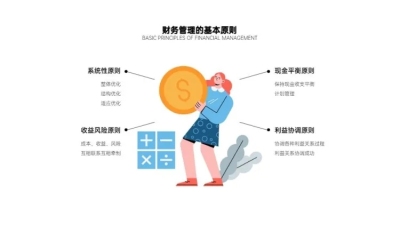 并列关系4项PPT图文页
