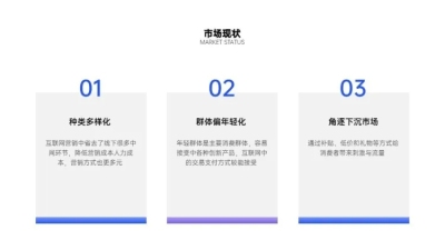 并列关系3项PPT图文页