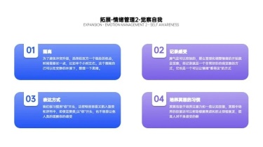 并列关系4项PPT图文页