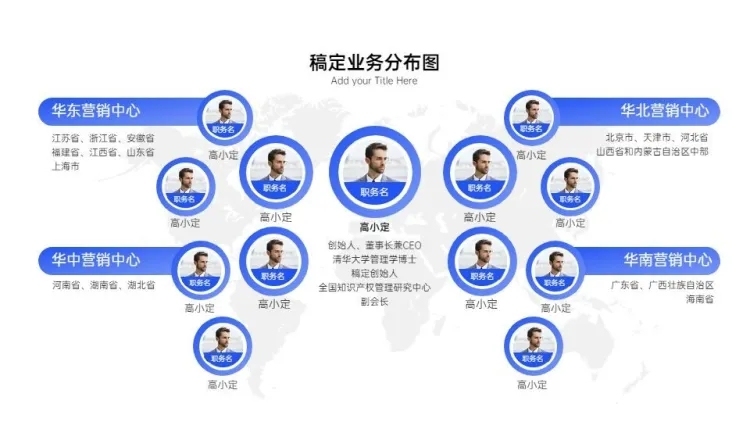 发散汇聚关系多项PPT图文页预览效果