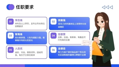并列关系6项PPT图文页