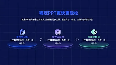 并列关系3项PPT图文页