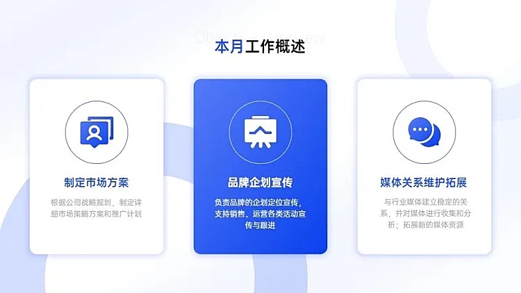 并列关系3项PPT图文页
