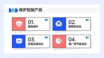 并列关系4项PPT图文页