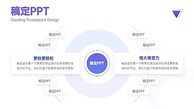 总分关系多项PPT图文页