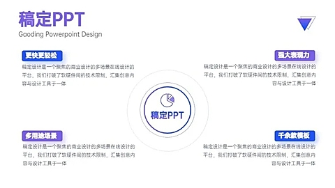 并列关系4项PPT图文页