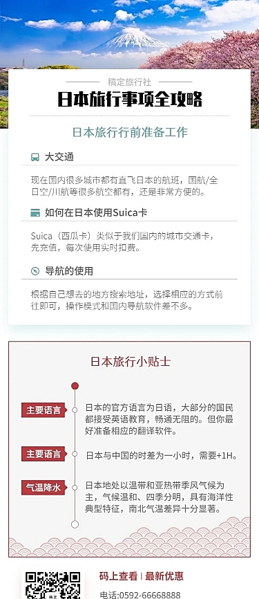 国外游旅游攻略长图海报